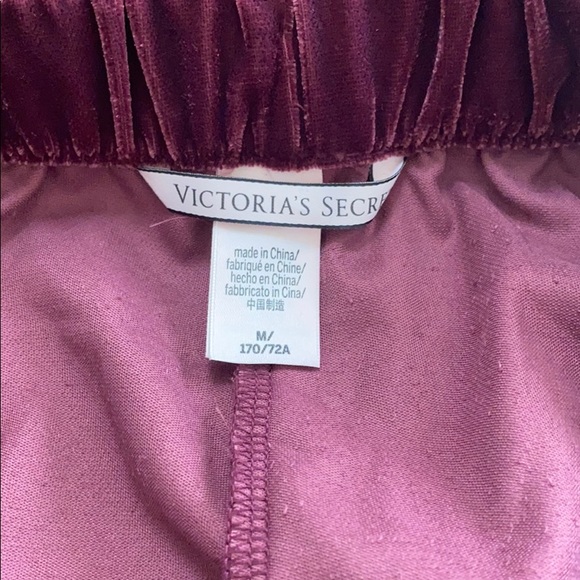 VS velvet ruffle PJ shorts - Picture 5 of 5